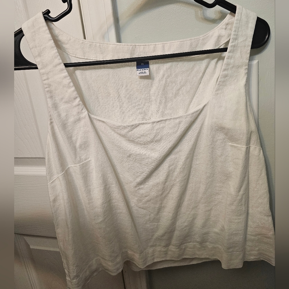 Old Navy White Crop Top